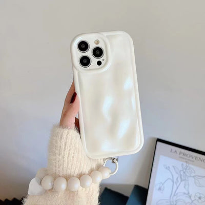 Funda para Celular Blanca con Relieve Elegante - Image 7
