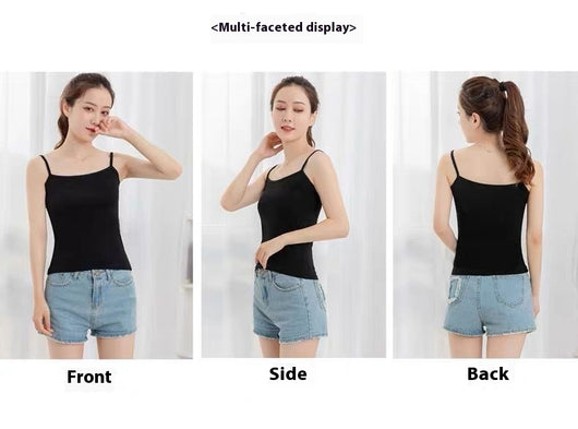 Chaleco Deportivo Ajustable de Color Sólido para Mujer - Image 9