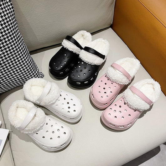 Pantuflas de Algodón para Mujer - Comodidad Térmica con Suela Antideslizante