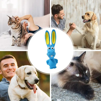 Juguete de Látex para Perros Hipopótamo Chirriante - Juguete Interactivo Suave para Mascotas - Image 13