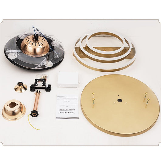 Lámpara Colgante de Tres Círculos para Sala, Comedor y Dormitorio - Image 9