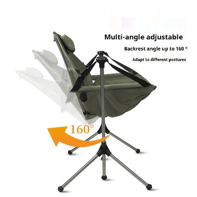 Silla Mecedora Plegable de Aluminio para Exterior - Image 4