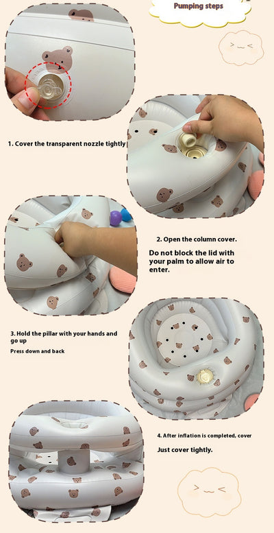 Silla Inflable para Bebé - Sofá Cómodo y Portátil - Image 19