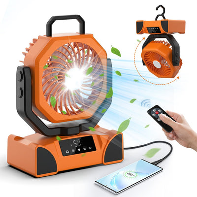 Ventilador Solar de Emergencia con Pantalla Digital y Gran Capacidad - Image 6