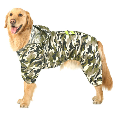 Impermeable con Capucha para Perros Medianos Golden Retriever y Samoyedo - Image 11