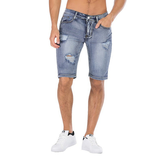 Shorts de Mezclilla Elástica para Hombre - Estilo Moderno - Image 5