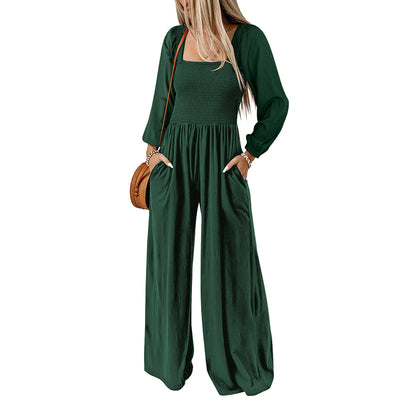 Jumpsuit Casual de Cintura Alta Multiuso para Mujer - Image 13