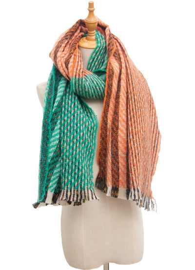 Pañoleta Depiladora de Espinas Europeo-Americana con Diseño a Rayas - Image 30