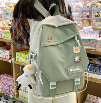 Mochila Escolar Femenina Estilo Coreano para Primaria y Secundaria - Image 17