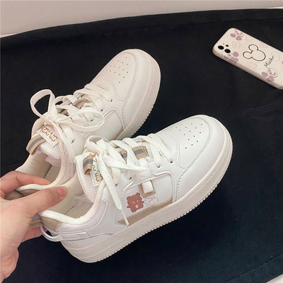 Tenis Blanco Kawaii Estilo Japonés con Suela Gruesa - Image 4