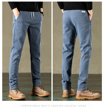 Pantalones Deportivos Rectos Elásticos para Hombre - Image 23