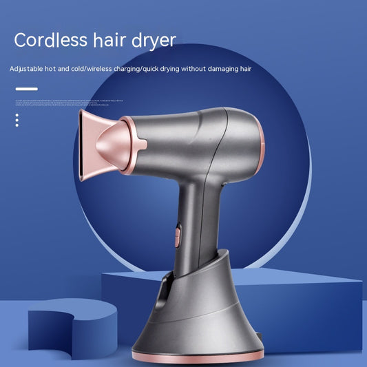 Secador de Cabello Portátil con Carga Inalámbrica para Dormitorio y Viajes