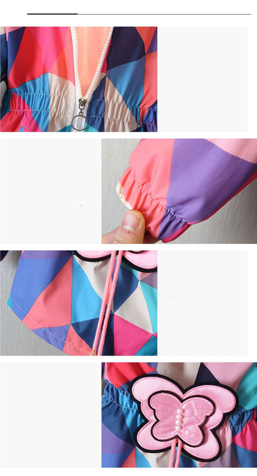 Chaqueta Cortaviento Ligera con Capucha para Niños - Image 3