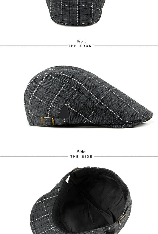 Gorra Vintage British Gingham para Hombre - Image 9