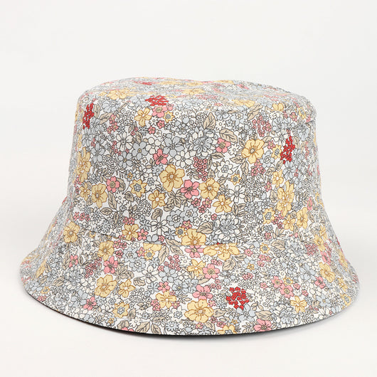 Sombrero Cubo Pescador Estampado Doble Cara con Diseño Crisantemo - Image 5