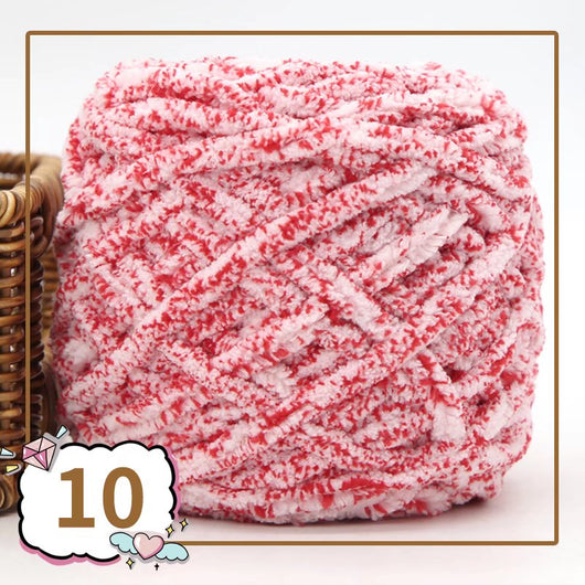 Lana para Tejer Colorida Ice Line - Hilo Grueso Suave para Bufandas Artesanales DIY - Image 49