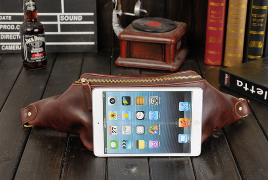 Bolsa Pecho Retro Hombre PU - Estilo Casual Una Correa - Image 15