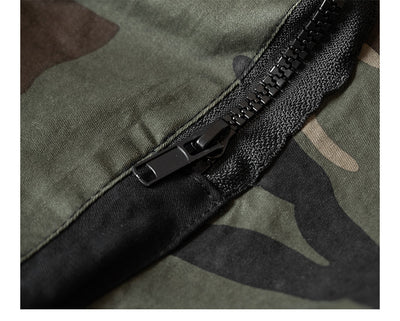 Pantalones Cortos Cargo Tácticos Multibolsillo Camuflaje para Hombre - Image 3