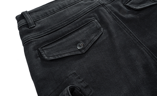 Pantalones Harem Cargo Desgastados con Múltiples Bolsillos para Hombre - Image 8