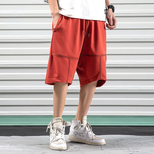 Pantalones Cortos Hip-hop Deportivos de Pierna Ancha - Estilo Urbano Casual - Image 7