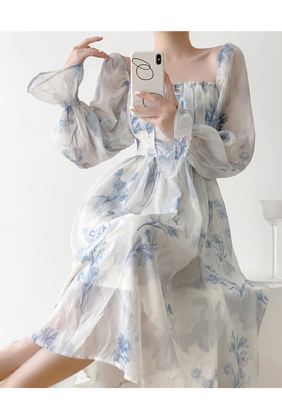 Vestido Estampado Floral Delicado con Toque Mágico - Image 7