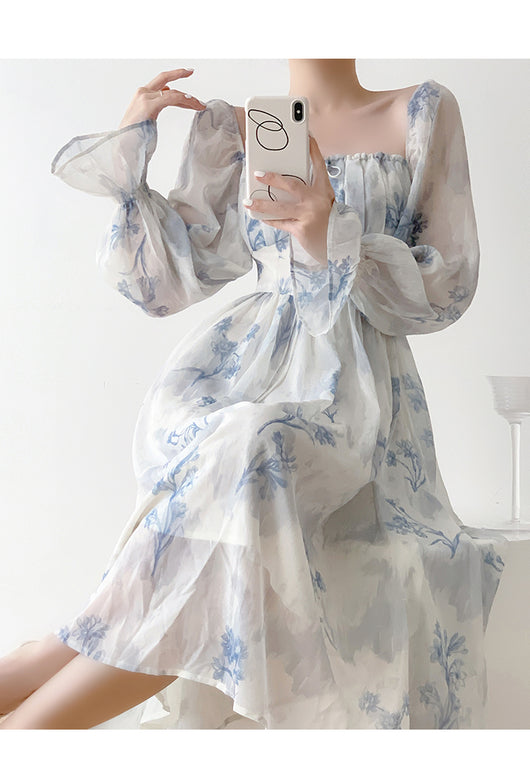 Vestido Estampado Floral Delicado con Toque Mágico - Image 7