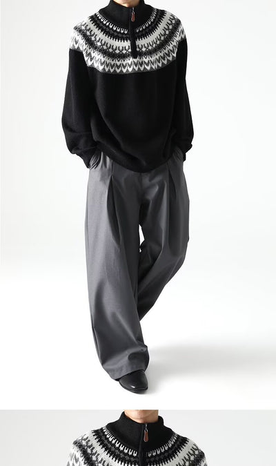 Suéter Retro Estadounidense para Hombre - Otoño e Invierno - Image 20
