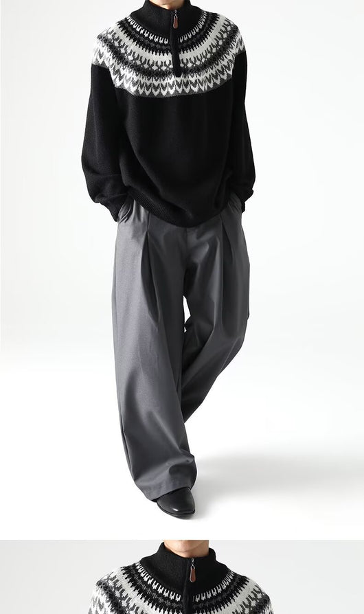 Suéter Retro Estadounidense para Hombre - Otoño e Invierno - Image 20