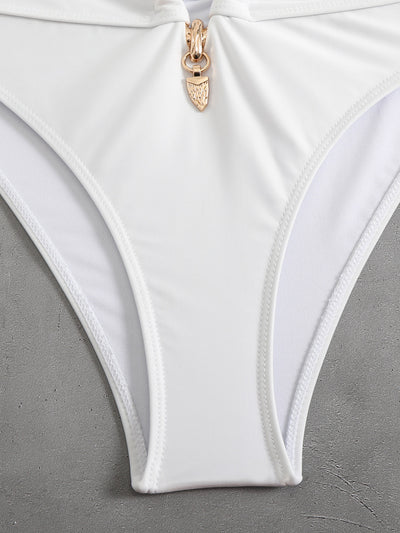 Bikini Tubular de Cintura Alta con Abertura Lateral - Image 13