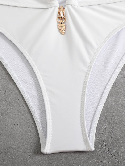 Bikini Tubular de Cintura Alta con Abertura Lateral - Image 13