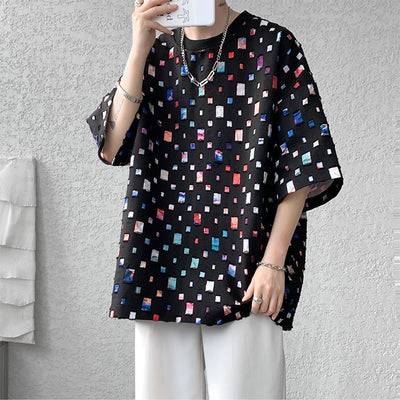 Playera Rasgada de Manga Corta para Hombre