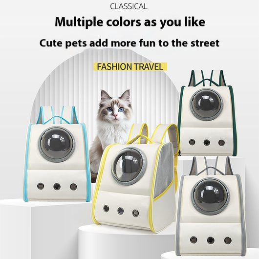 Mochila Transportadora para Mascotas con Cápsula Espacial - Gran Capacidad y Transpirable - Image 9