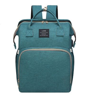 Mochila Maternal Multifuncional con Red Antimosquitos, Capacidad Grande y Cuna Plegable - Image 34