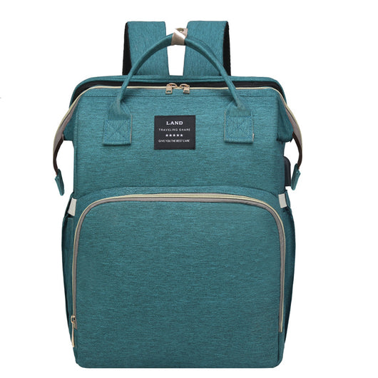 Mochila Maternal Multifuncional con Red Antimosquitos, Capacidad Grande y Cuna Plegable - Image 34