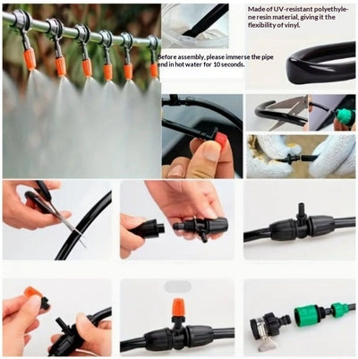 Sistema de Riego Automático DIY con Múltiples Boquillas de Aspersión - Image 10
