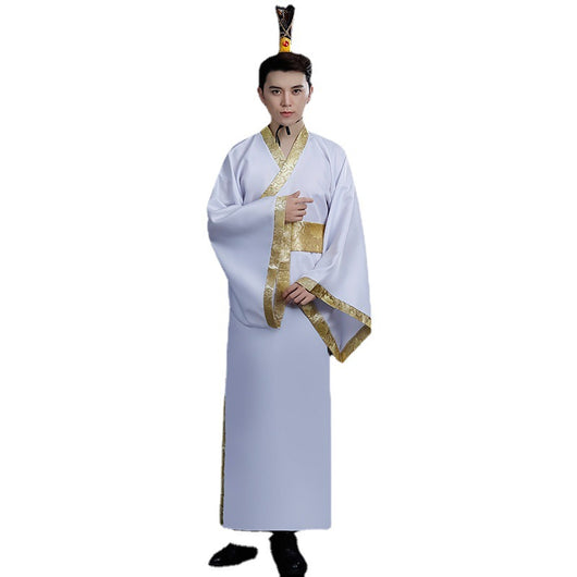 Traje Tang Primavera Otoño - Ropa Tradicional China para Hombre - Image 5