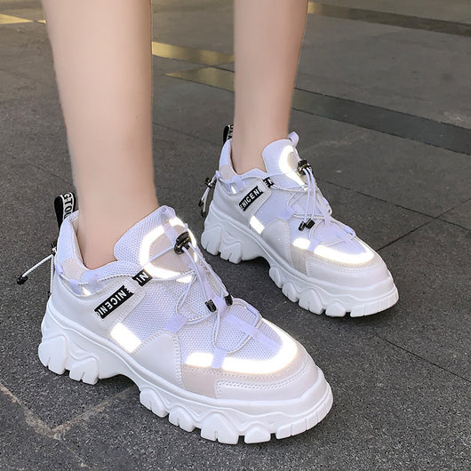 Zapatillas de Running para Mujer Coreanas Terciopelo Viento - Image 8