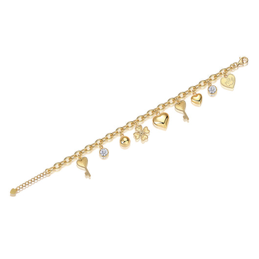 Pulsera de Moissanita con Cadena Trasera para Mujer - Image 9