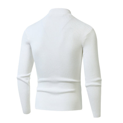 Suéter de Punto Rayado Masculino - Estilo Versátil - Image 19