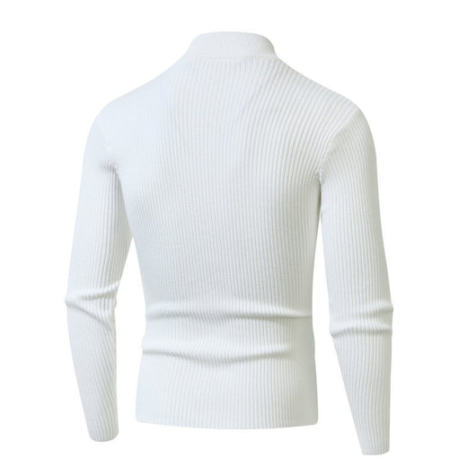 Suéter de Punto Rayado Masculino - Estilo Versátil - Image 19