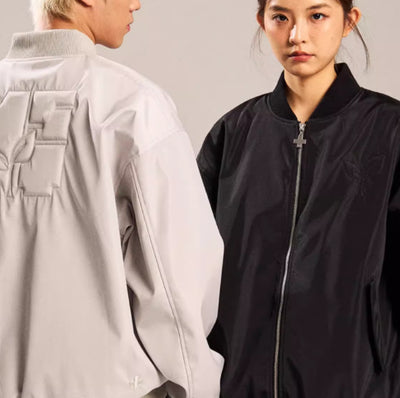 Chaqueta con Cuello Mao Bordada Americana Unisex - Image 8