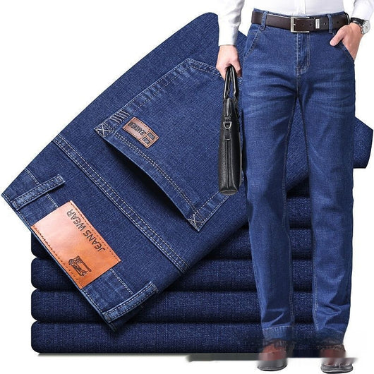 Jeans Rectos Holgados para Hombre - Comodidad y Durabilidad - Image 10