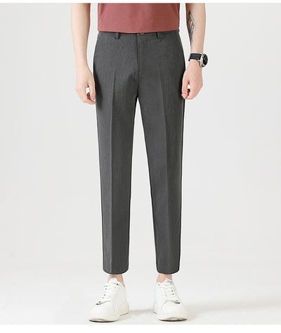 Pantalones Casuales Elásticos Slim Fit Lujo Ligero para Hombre - Image 30