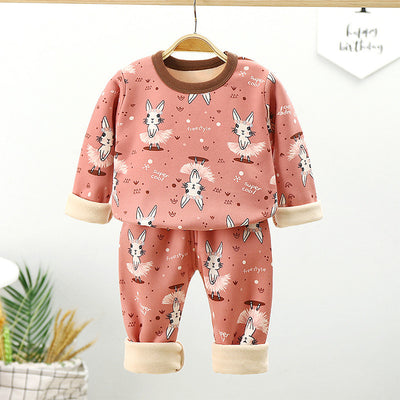 Conjunto de Ropa Térmica Infantil Algodón con Forro Polar Engrosado - Image 20
