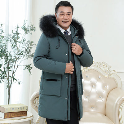 Abrigo Grueso Impermeable para Hombre - Abrigo Largo Térmico de Invierno - Image 2