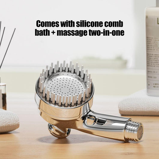 Adaptador de Ducha 2 en 1 para Baño de Mascotas con Peine de Silicona - Image 5