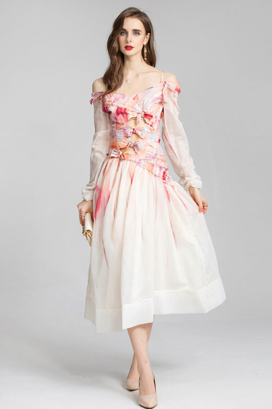 Vestido de Encaje con Recortes Dulce y Picante para Mujer - Image 2