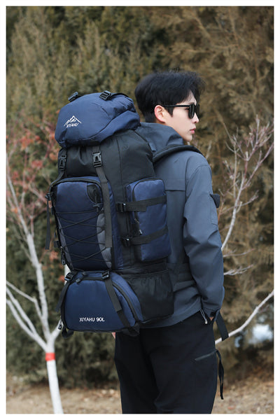 Mochila de Senderismo 90L XIYAHU - Resistente al Agua para Trekking y Camping - Image 22