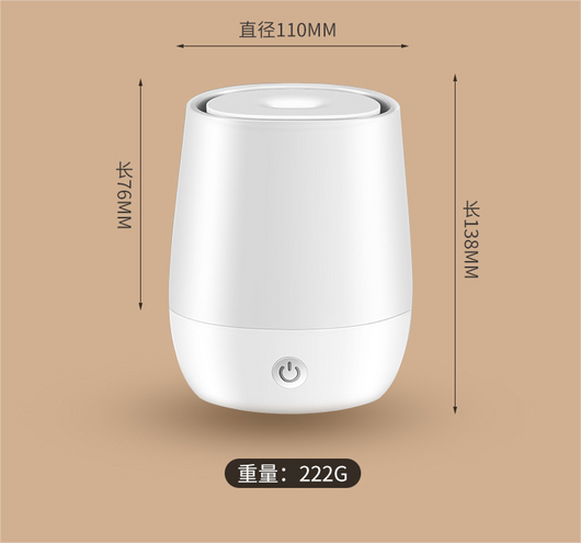 Humidificador Aromaterapia con Llama LED USB Silencioso para Dormitorio - Image 4