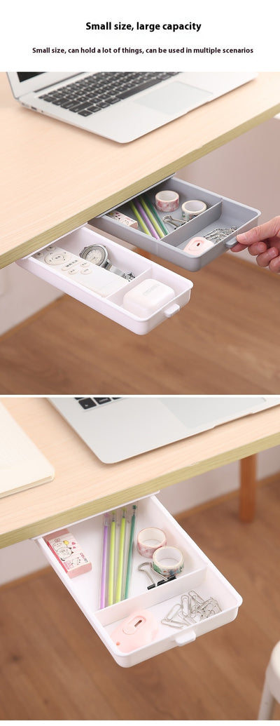 Cajón Organizador Adhesivo Oculto para Bajo Escritorio - Image 24